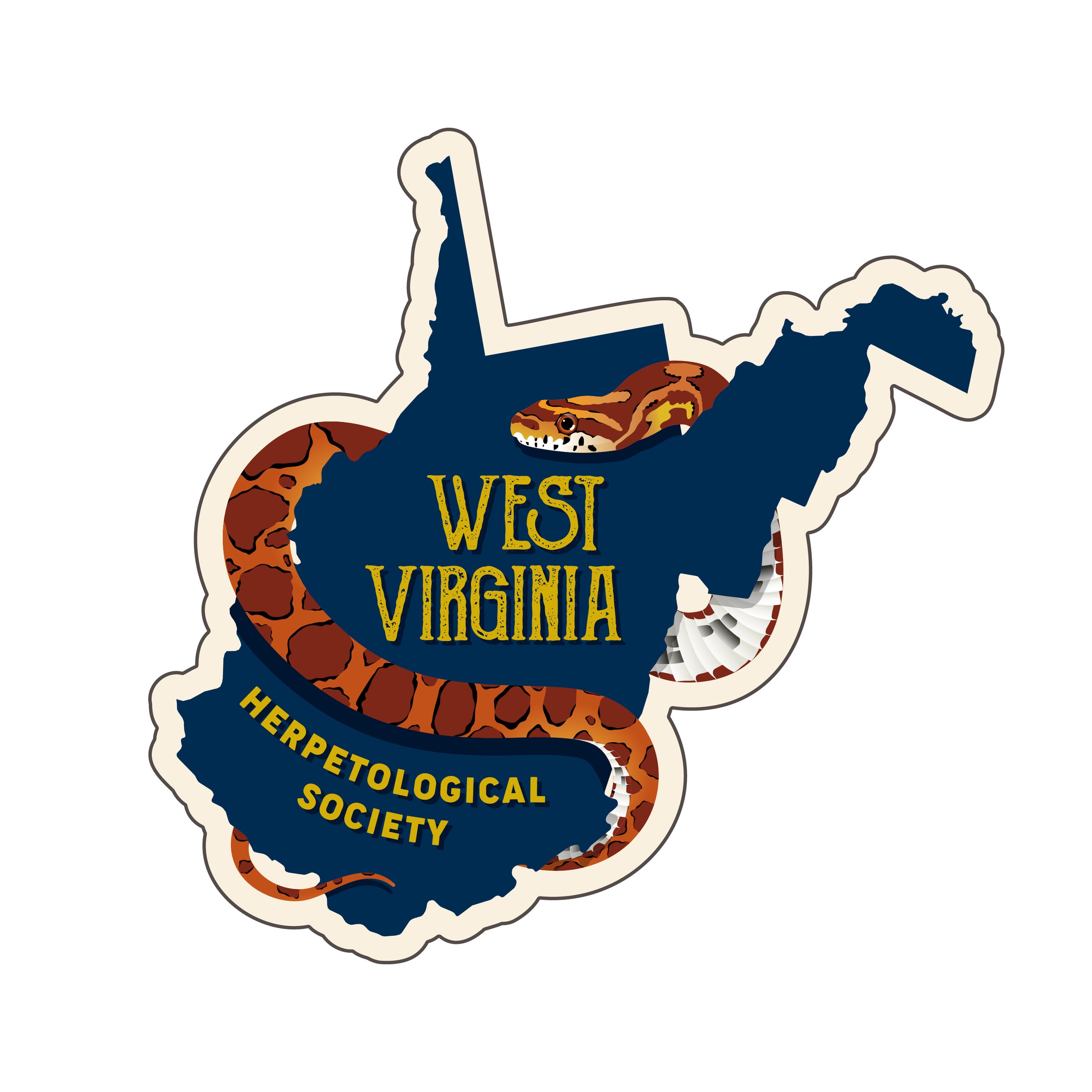 WVHS Logo Decal The West Virginia Herpetological Society